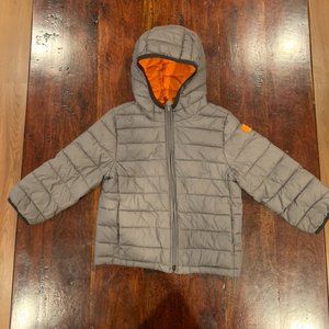 GAP Kids Boys Light Weight Puffer Grey Jacket Size: 3 Years